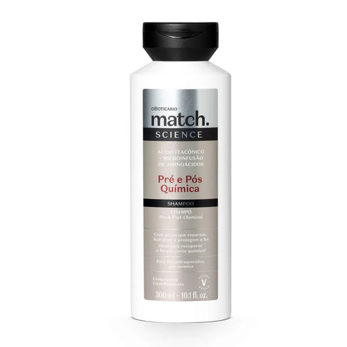 O Boticário  Match Science Pre and Post-Chemical Shampoo 300ml